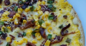 Corn and Bacon Pizza