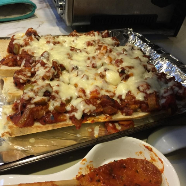 Onion and Sausage Pizza