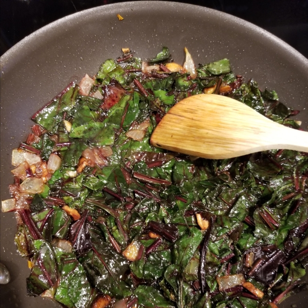 Sauteed Beet Greens