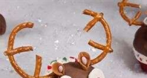 Peppermint Reindeer Cupcakes