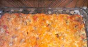 Sausage and Crescent Roll Breakfast Casserole