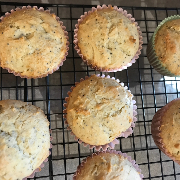 Babs' Lemon Poppy Seed Muffins