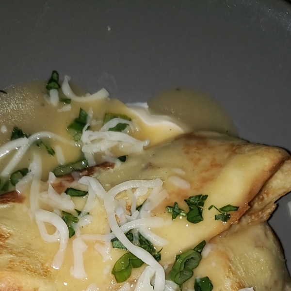 Mushroom and Chicken Crepe Packets