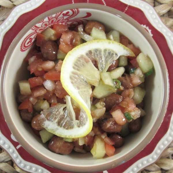 Vegan Fava Bean Salad