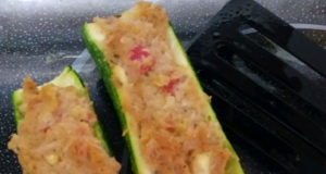 Tuna-Stuffed Zucchini