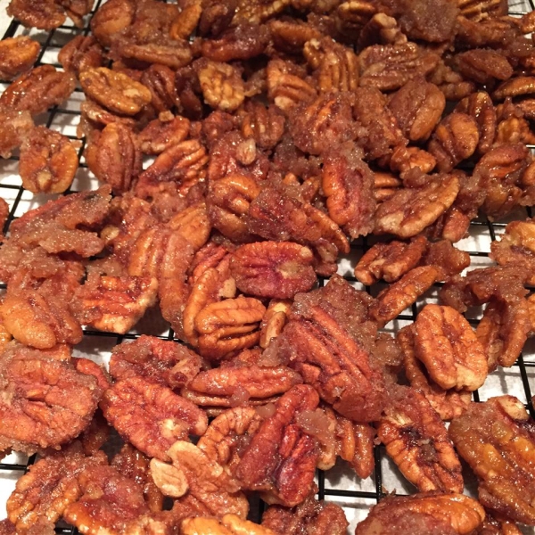 Glazed Spicy Cinnamon Pecans