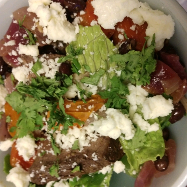 Mexican Steak and Veggie Salad