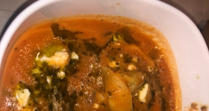 Cream of Tomato Soup with Pesto