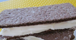 Frozen Chocolate Graham 'Ice Cream' Sandwiches