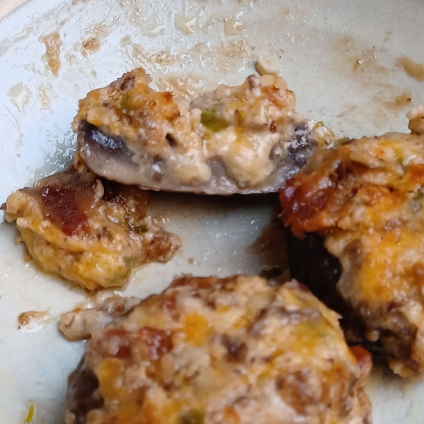 Jalapeno Popper Mushrooms