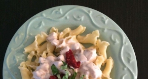 Creamy Eggplant Campanelle
