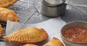 Ham Hand Pies with Apple Jam and Goat Cheese