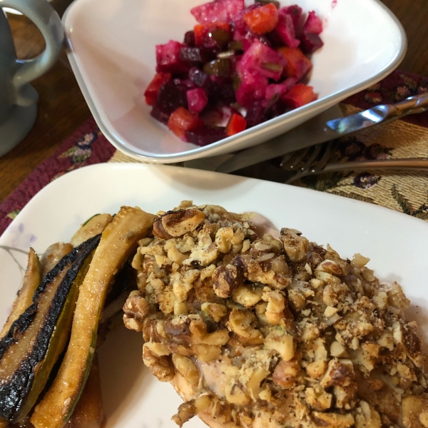 Walnut-Crusted Chicken Breast