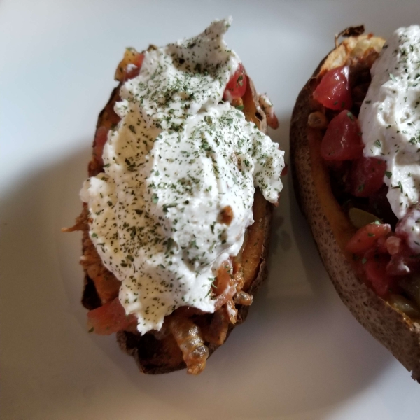 Vegan Air Fryer Potato Skins