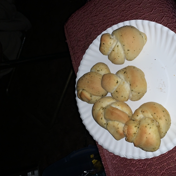 Frozen Garlic Knots in the Air Fryer