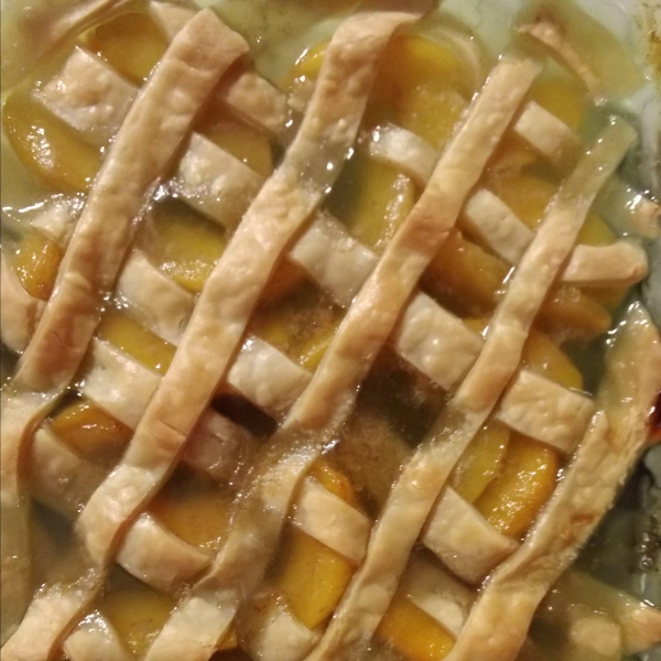 Really Quick Peach Cobbler