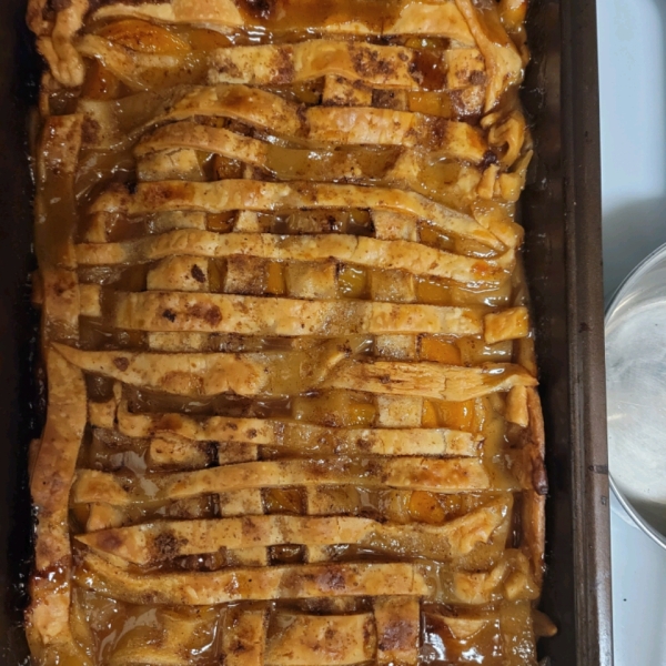 Really Quick Peach Cobbler