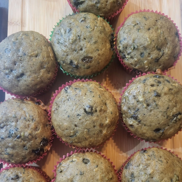 Blueberry Zucchini Muffins