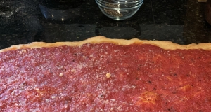 Rhode Island-Style Pizza Strips aka Bakery Pizza