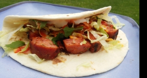 Smoked Sausage Tacos
