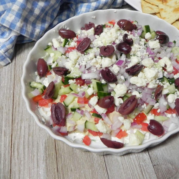 Greek-Inspired 7-Layer Dip