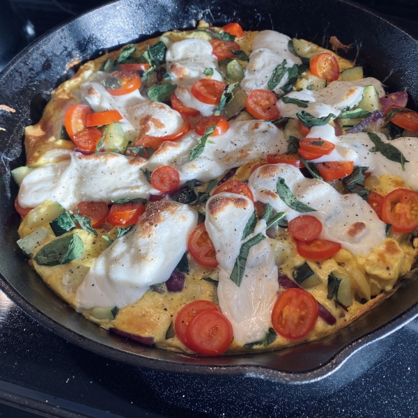 Fresh Mozzarella Frittata
