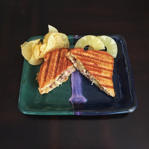 Sardines and Pineapple Sandwich Toast