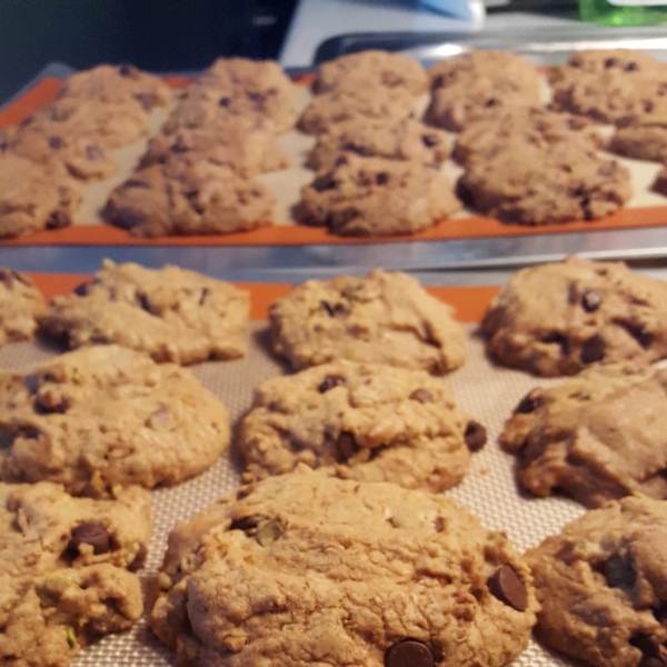 Vincent's Pistachio-Dark Chocolate Chip Cookies