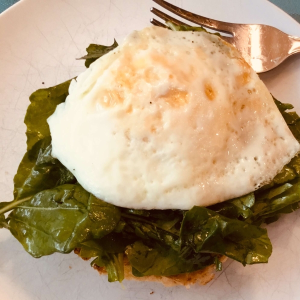 Open Faced Egg Sandwiches with Arugula Salad