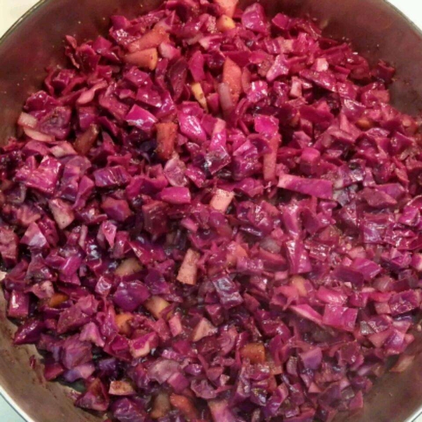 Tangy Warm Red Cabbage