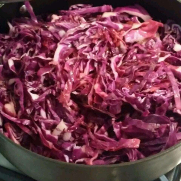 Tangy Warm Red Cabbage