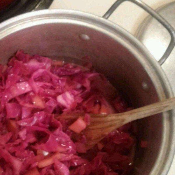 Tangy Warm Red Cabbage