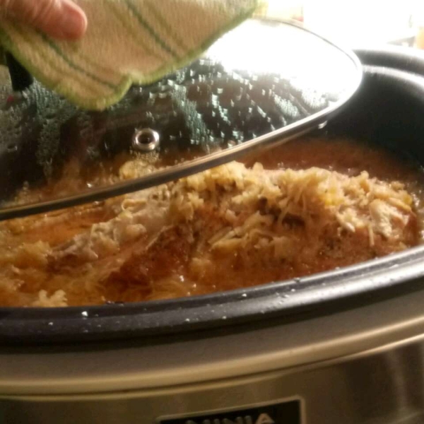 Slow Cooker Sauerkraut Pork Loin