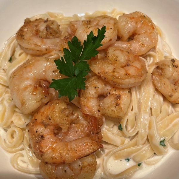 Creamy Linguini for Two