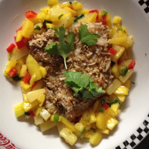 Utokia's Pecan Coconut Crusted Fish