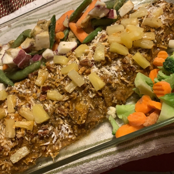 Utokia's Pecan Coconut Crusted Fish