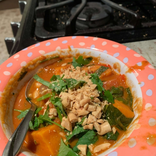 Vegan African Peanut Stew in the Instant Pot