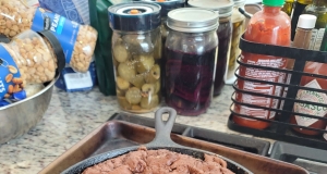 Vegan Double Chocolate-Peanut Butter Skillet Cookie