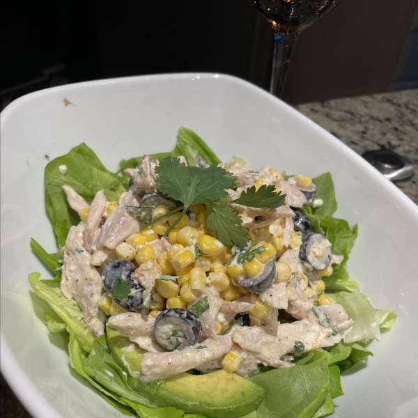 Mexican Street Corn-Chicken Salad