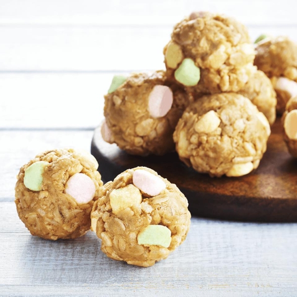 Confetti Peanut Butter Snack Bites