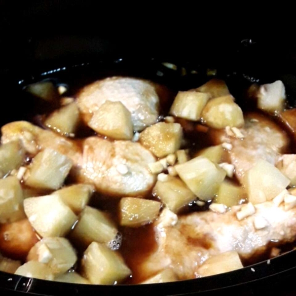 Slow Cooker Pineapple Chicken