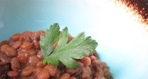 Honey Baked Lentils