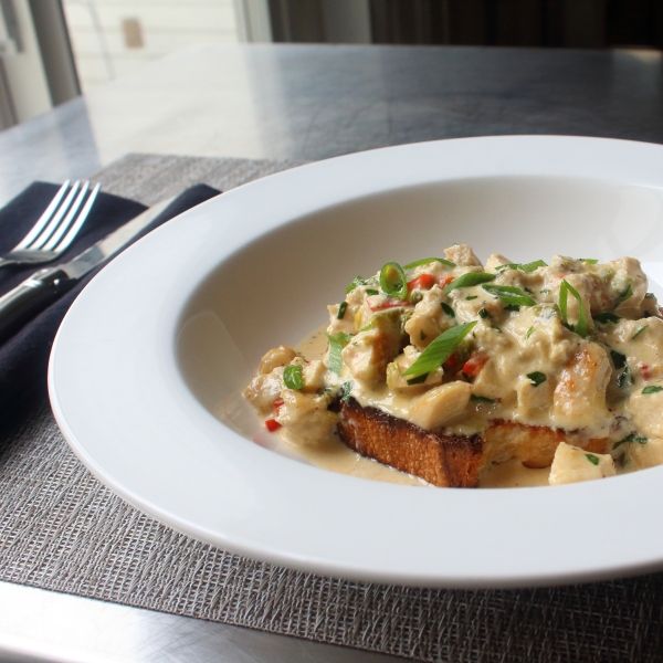 Creamy Chicken Toast