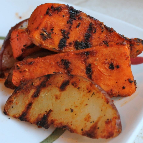 Spiced-Up Grilled Tater Wedges