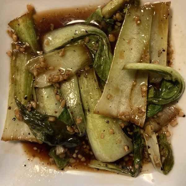 Quick Baby Bok Choy with Garlic