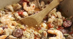 One-Pot Keto Jambalaya with Cauliflower Rice