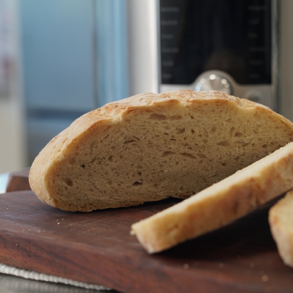 Instant Pot Crusty No-Knead Bread