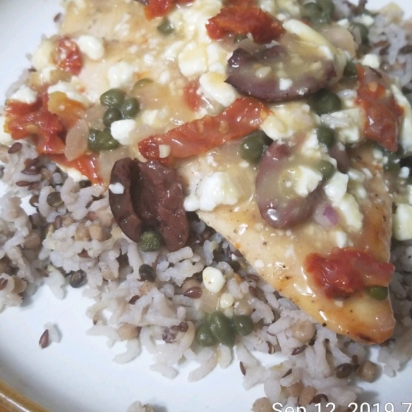 Pan-Seared Mediterranean Chicken
