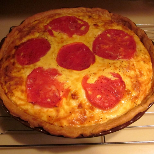 Bacon and Leek Quiche