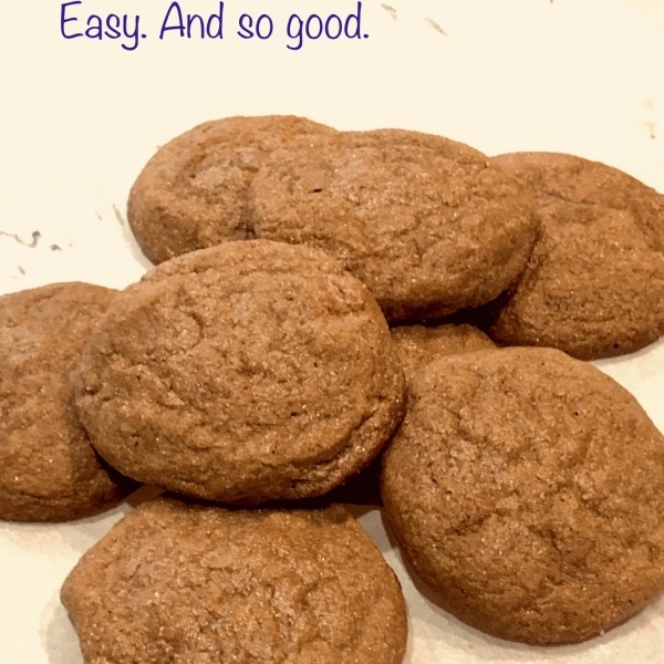 Easy Chewy Ginger Cookies